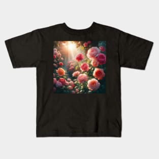 Pink Rose Kids T-Shirt